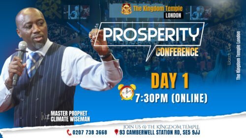 prosperity conference bishop climate